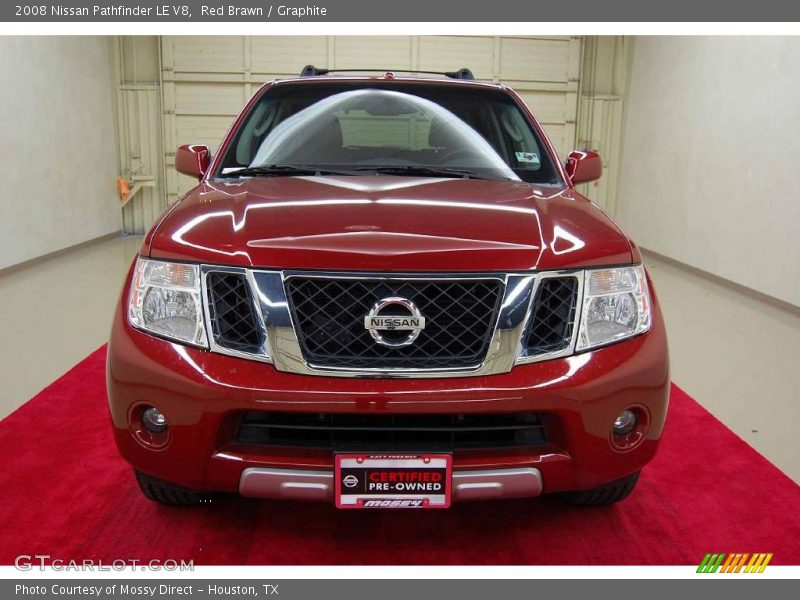 Red Brawn / Graphite 2008 Nissan Pathfinder LE V8