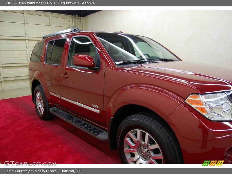 Red Brawn / Graphite 2008 Nissan Pathfinder LE V8