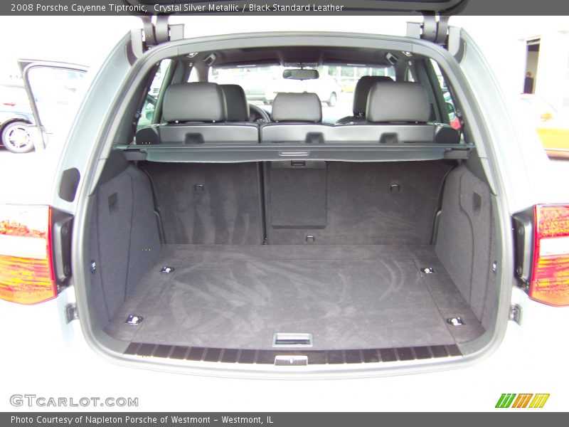 Crystal Silver Metallic / Black Standard Leather 2008 Porsche Cayenne Tiptronic