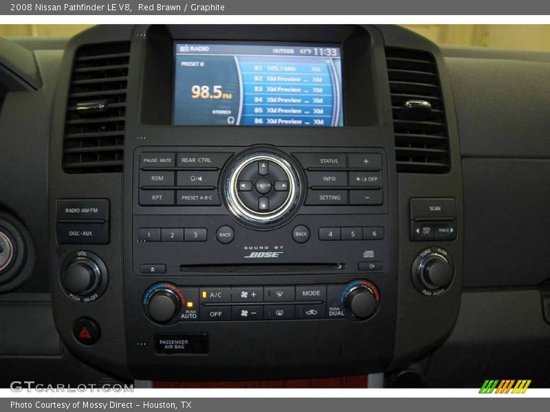 Red Brawn / Graphite 2008 Nissan Pathfinder LE V8