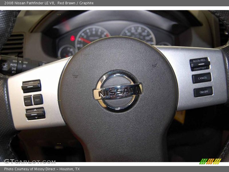 Red Brawn / Graphite 2008 Nissan Pathfinder LE V8