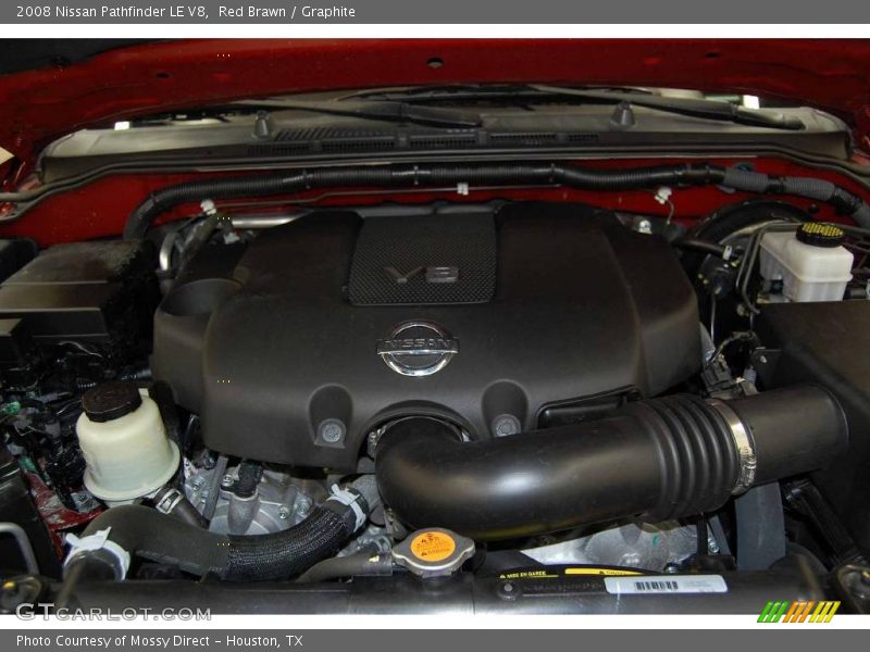 Red Brawn / Graphite 2008 Nissan Pathfinder LE V8