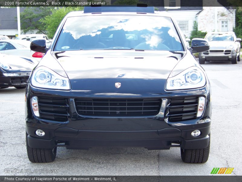 Black / Black Standard Leather 2008 Porsche Cayenne S
