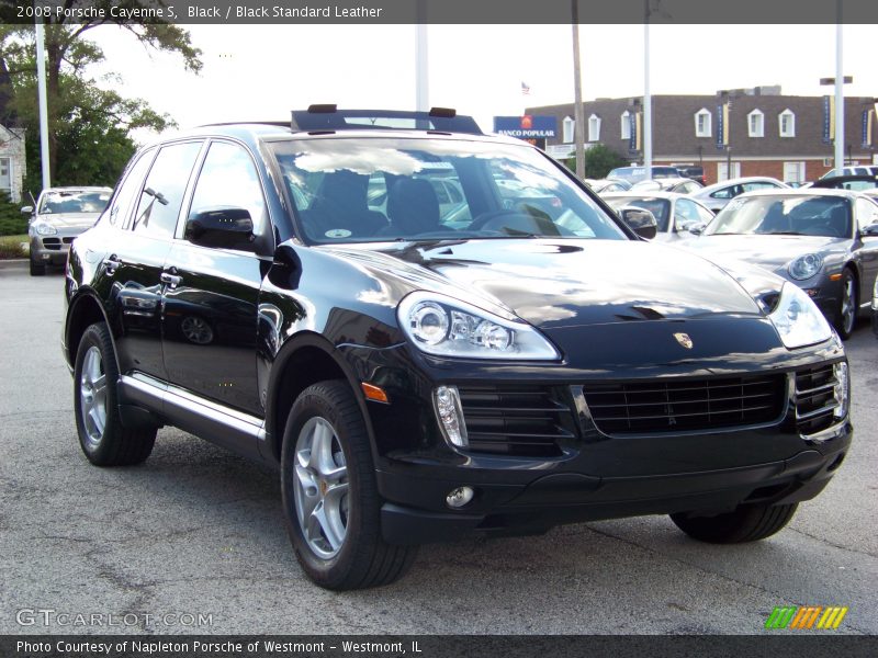 Black / Black Standard Leather 2008 Porsche Cayenne S