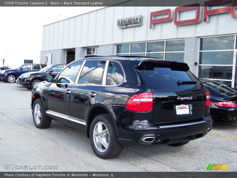Black / Black Standard Leather 2008 Porsche Cayenne S