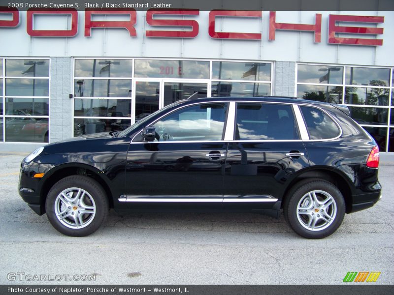 Black / Black Standard Leather 2008 Porsche Cayenne S