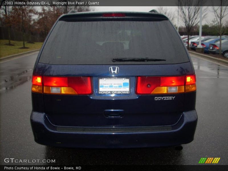 Midnight Blue Pearl / Quartz 2003 Honda Odyssey EX-L