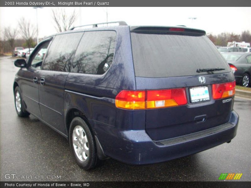 Midnight Blue Pearl / Quartz 2003 Honda Odyssey EX-L