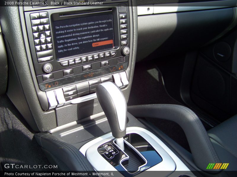 Black / Black Standard Leather 2008 Porsche Cayenne S