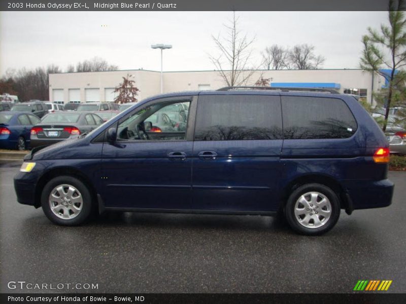 Midnight Blue Pearl / Quartz 2003 Honda Odyssey EX-L