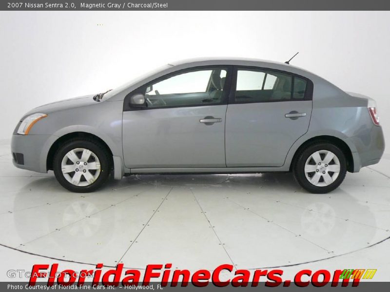 Magnetic Gray / Charcoal/Steel 2007 Nissan Sentra 2.0