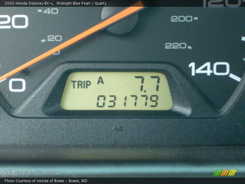 Midnight Blue Pearl / Quartz 2003 Honda Odyssey EX-L