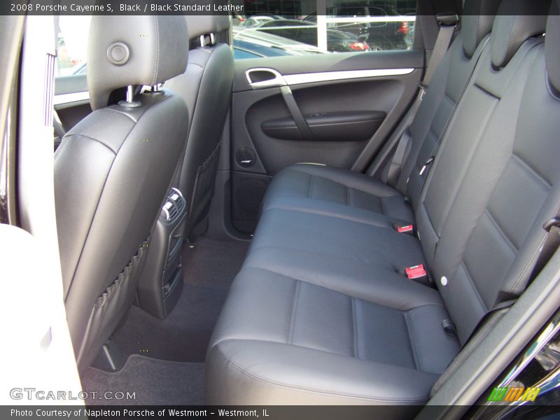 Black / Black Standard Leather 2008 Porsche Cayenne S