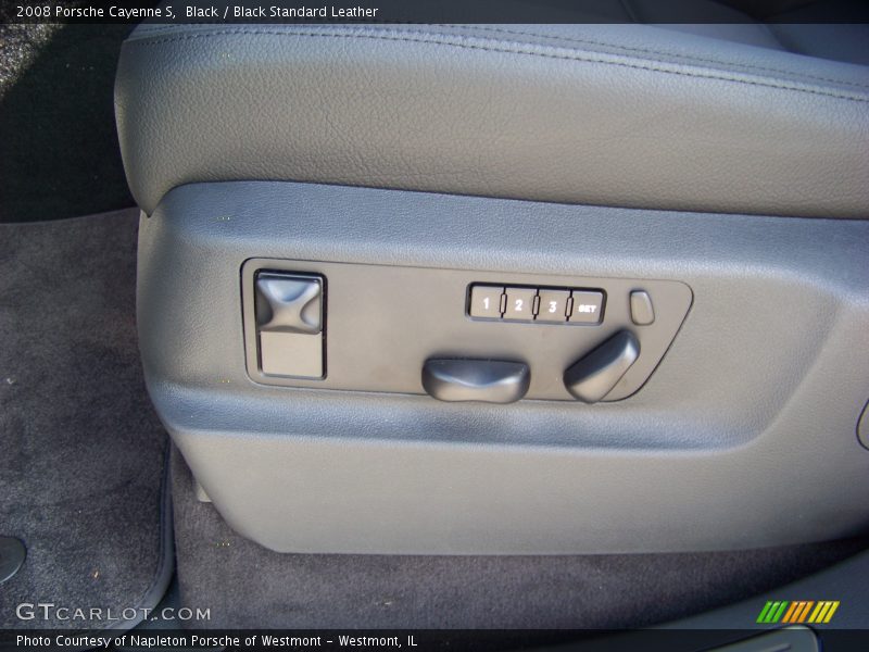 Black / Black Standard Leather 2008 Porsche Cayenne S