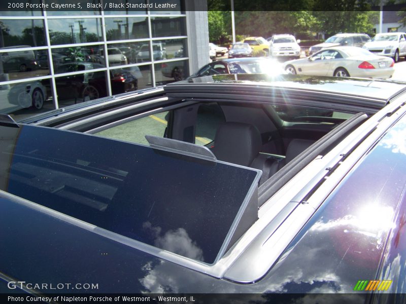 Black / Black Standard Leather 2008 Porsche Cayenne S