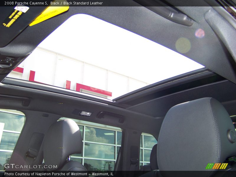 Black / Black Standard Leather 2008 Porsche Cayenne S