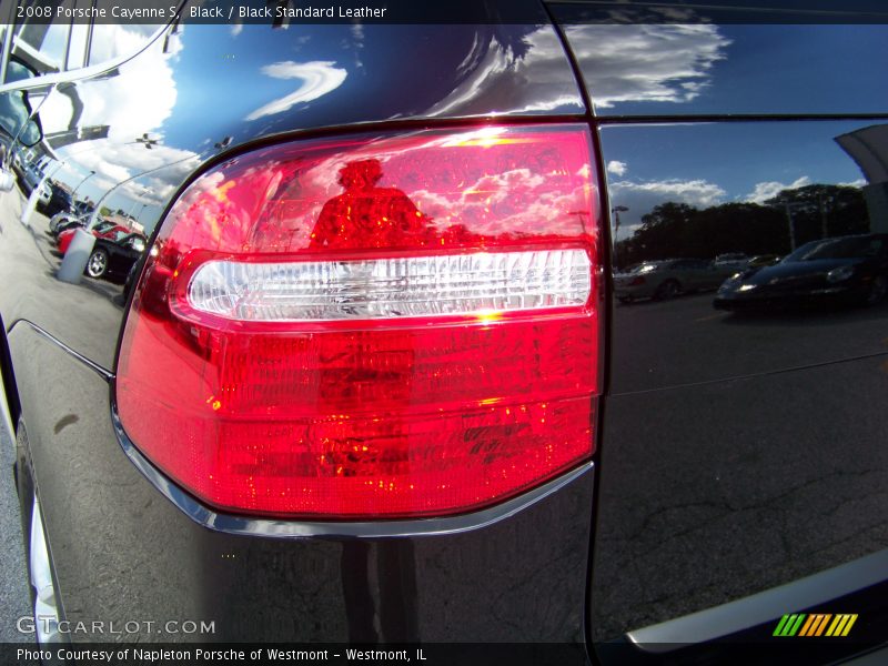 Black / Black Standard Leather 2008 Porsche Cayenne S
