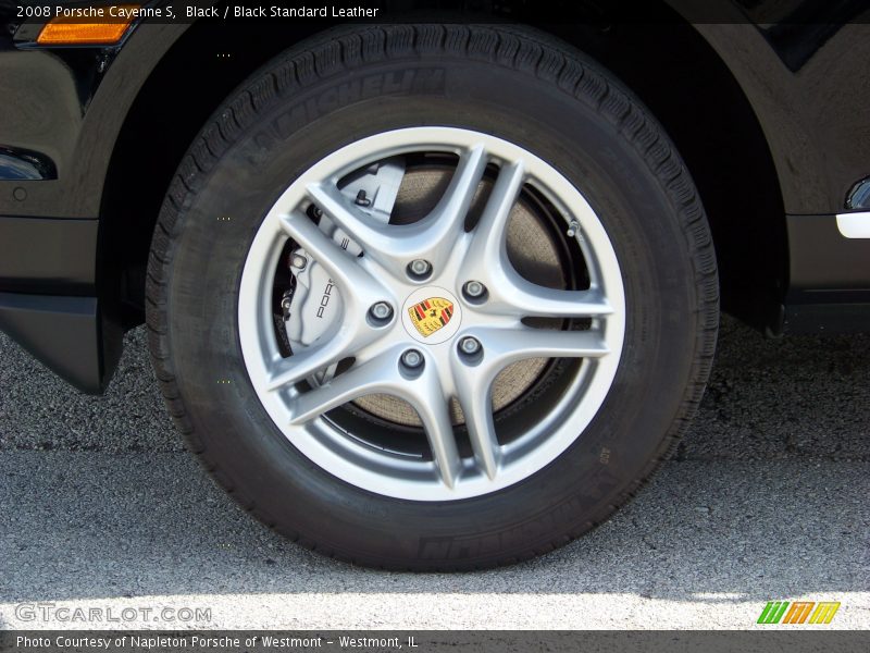 Black / Black Standard Leather 2008 Porsche Cayenne S