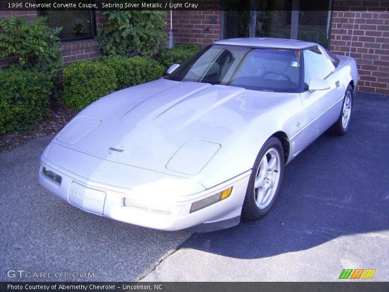 Sebring Silver Metallic / Light Gray 1996 Chevrolet Corvette Coupe