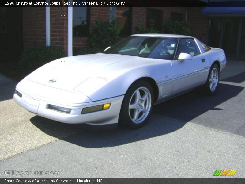 Sebring Silver Metallic / Light Gray 1996 Chevrolet Corvette Coupe