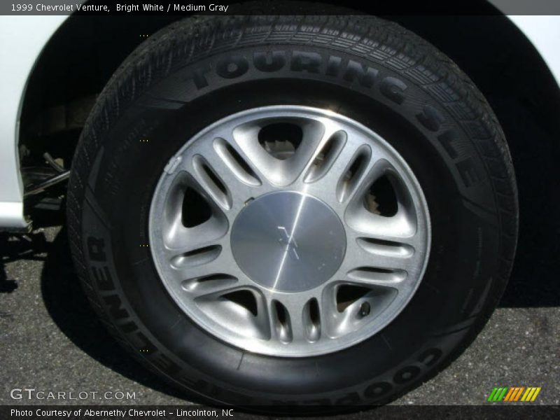 Bright White / Medium Gray 1999 Chevrolet Venture