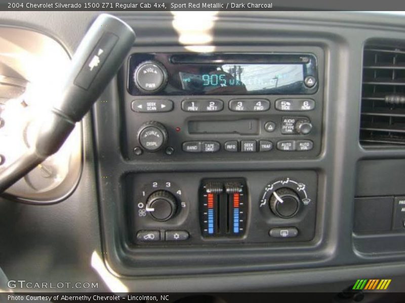 Sport Red Metallic / Dark Charcoal 2004 Chevrolet Silverado 1500 Z71 Regular Cab 4x4