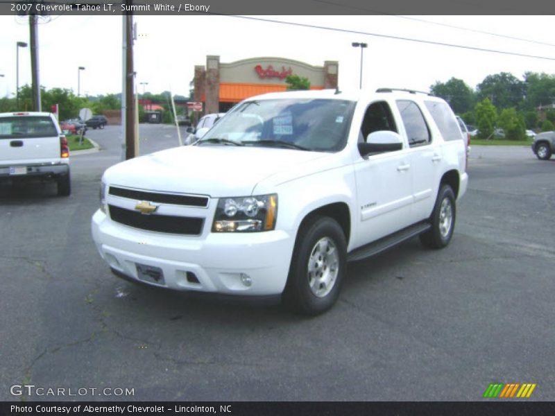 Summit White / Ebony 2007 Chevrolet Tahoe LT