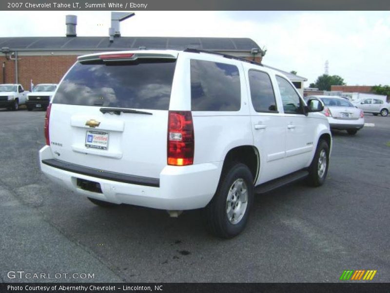 Summit White / Ebony 2007 Chevrolet Tahoe LT