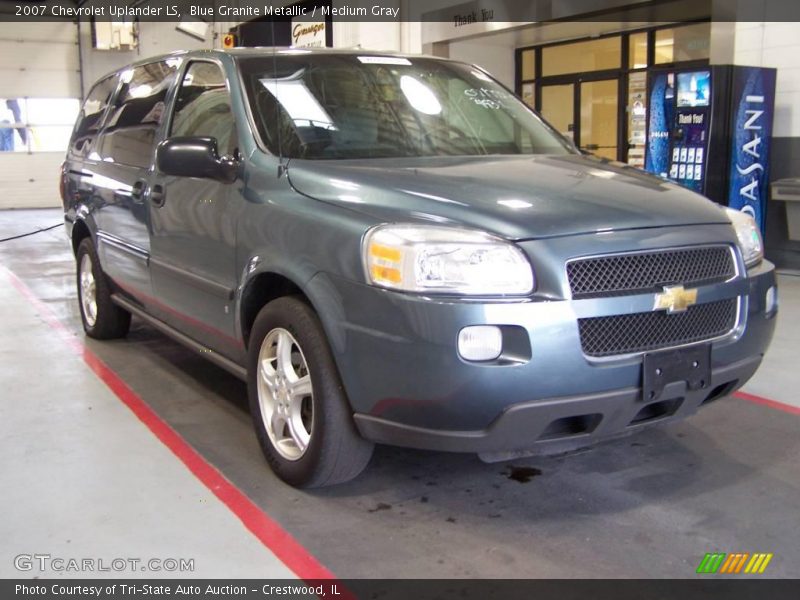 Blue Granite Metallic / Medium Gray 2007 Chevrolet Uplander LS