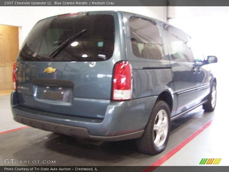 Blue Granite Metallic / Medium Gray 2007 Chevrolet Uplander LS