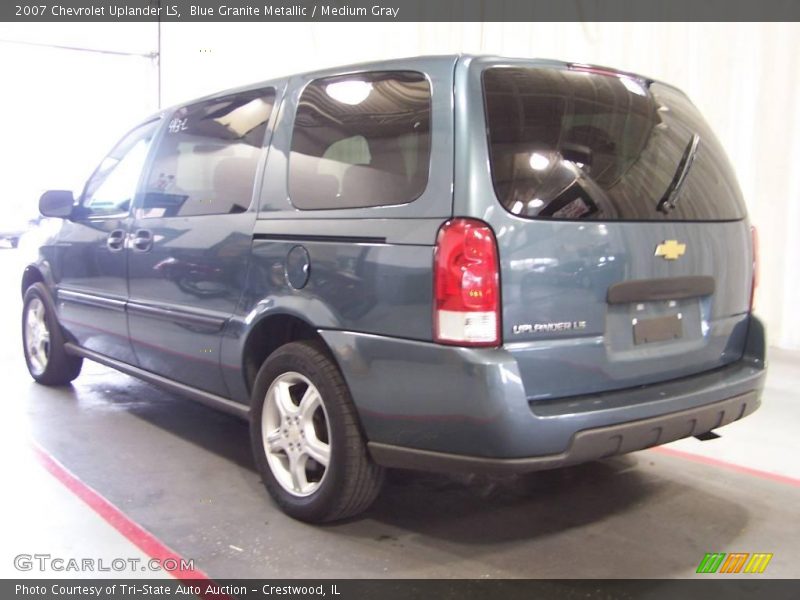 Blue Granite Metallic / Medium Gray 2007 Chevrolet Uplander LS