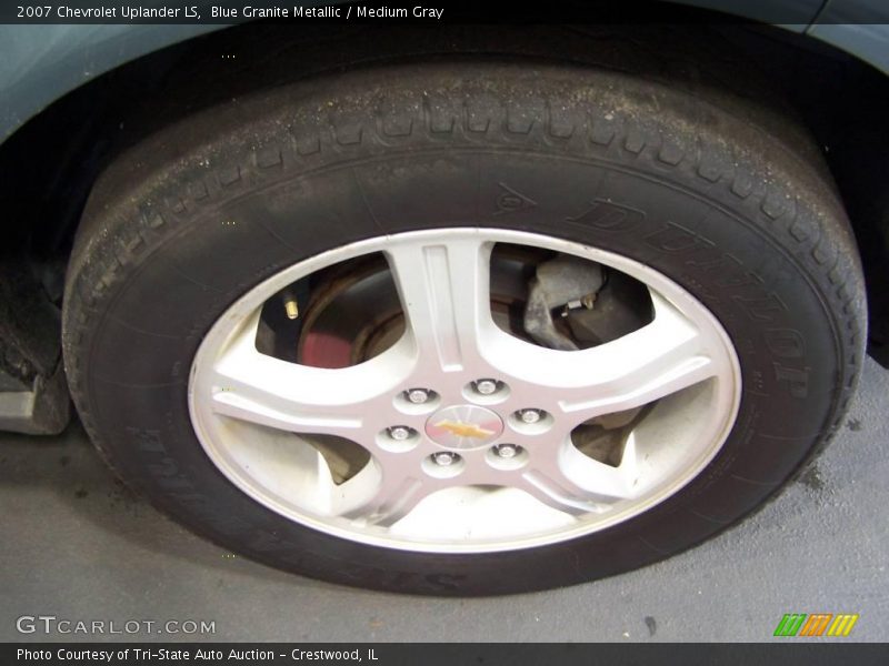 Blue Granite Metallic / Medium Gray 2007 Chevrolet Uplander LS