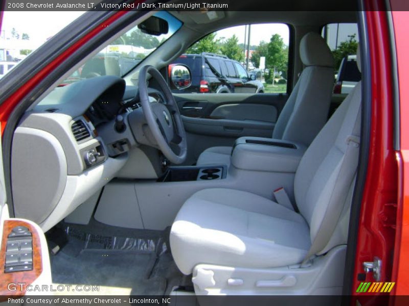 Victory Red / Dark Titanium/Light Titanium 2008 Chevrolet Avalanche LT