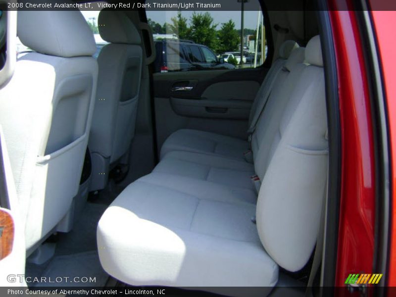 Victory Red / Dark Titanium/Light Titanium 2008 Chevrolet Avalanche LT
