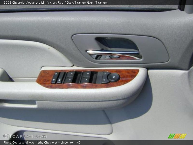 Victory Red / Dark Titanium/Light Titanium 2008 Chevrolet Avalanche LT