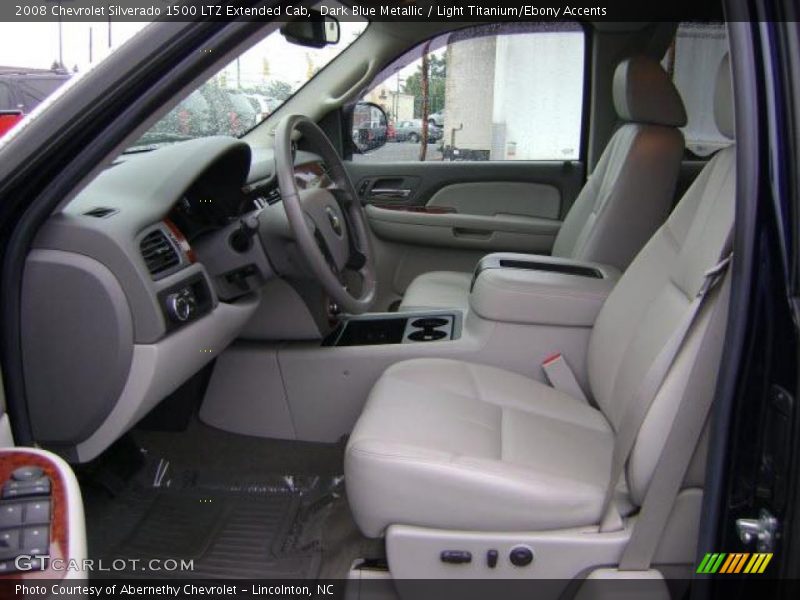 Dark Blue Metallic / Light Titanium/Ebony Accents 2008 Chevrolet Silverado 1500 LTZ Extended Cab