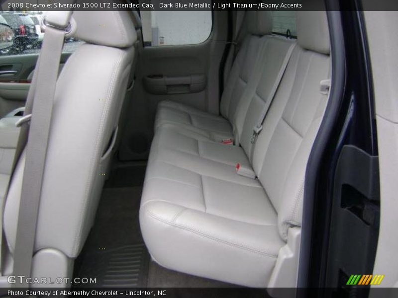 Dark Blue Metallic / Light Titanium/Ebony Accents 2008 Chevrolet Silverado 1500 LTZ Extended Cab