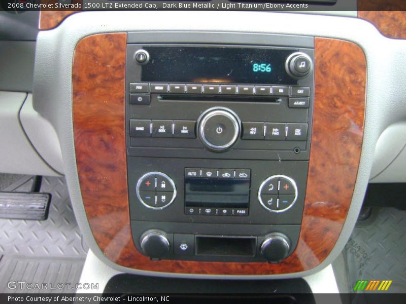Dark Blue Metallic / Light Titanium/Ebony Accents 2008 Chevrolet Silverado 1500 LTZ Extended Cab