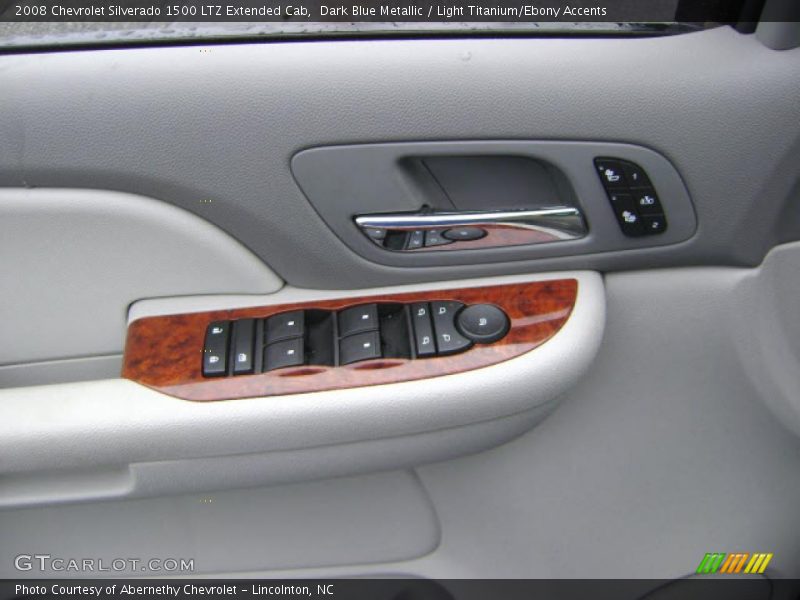 Dark Blue Metallic / Light Titanium/Ebony Accents 2008 Chevrolet Silverado 1500 LTZ Extended Cab