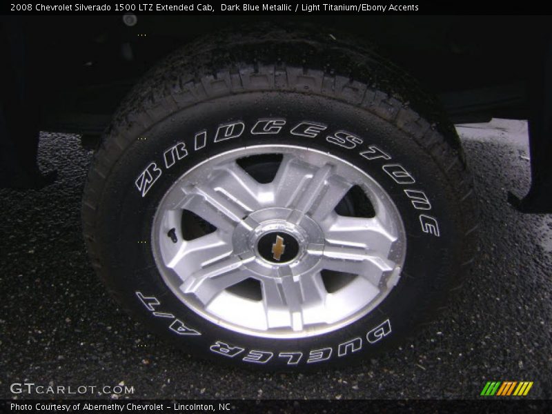 Dark Blue Metallic / Light Titanium/Ebony Accents 2008 Chevrolet Silverado 1500 LTZ Extended Cab