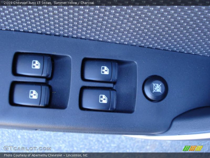 Summer Yellow / Charcoal 2009 Chevrolet Aveo LT Sedan