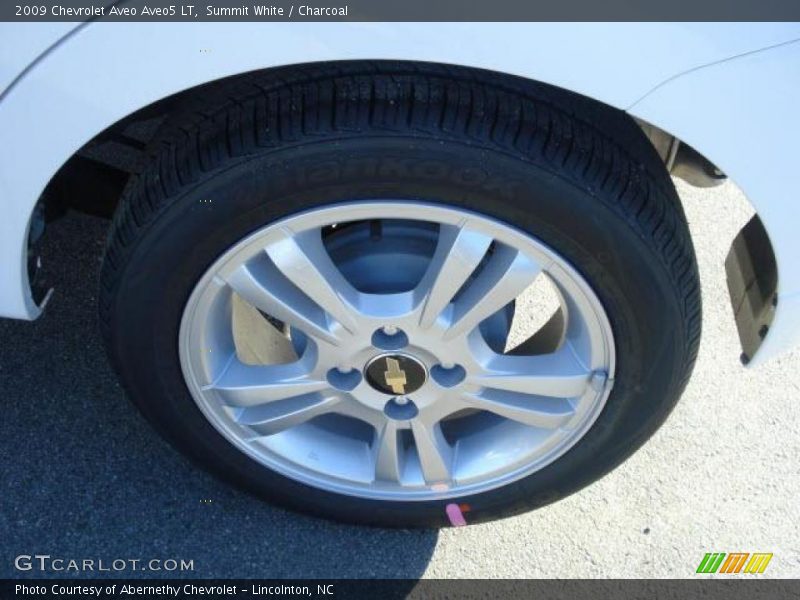 Summit White / Charcoal 2009 Chevrolet Aveo Aveo5 LT