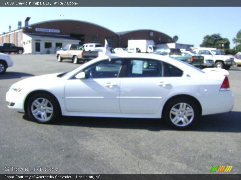 White / Ebony 2009 Chevrolet Impala LT