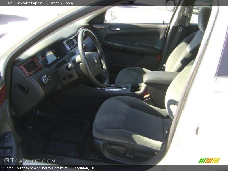 White / Ebony 2009 Chevrolet Impala LT