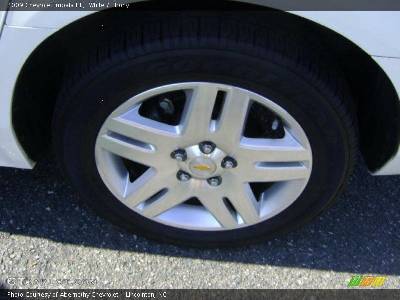 White / Ebony 2009 Chevrolet Impala LT