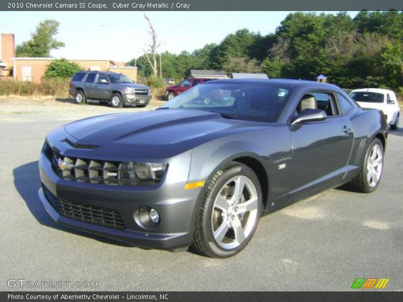 Cyber Gray Metallic / Gray 2010 Chevrolet Camaro SS Coupe