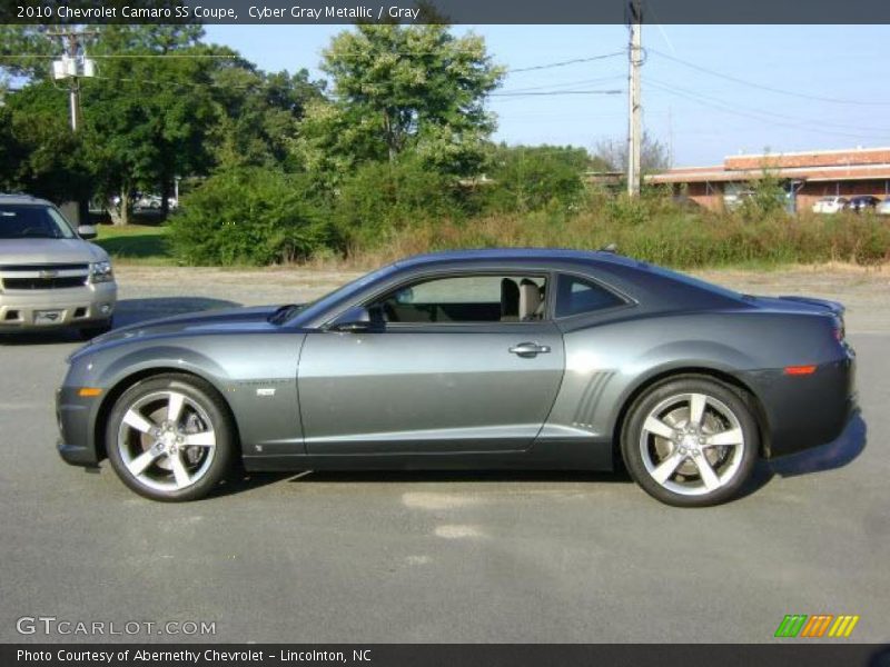 Cyber Gray Metallic / Gray 2010 Chevrolet Camaro SS Coupe