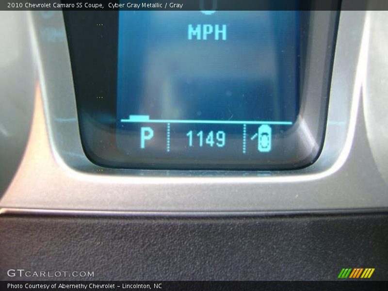 Cyber Gray Metallic / Gray 2010 Chevrolet Camaro SS Coupe