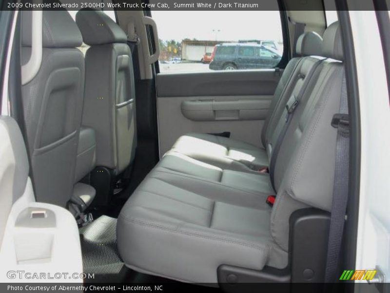 Summit White / Dark Titanium 2009 Chevrolet Silverado 2500HD Work Truck Crew Cab