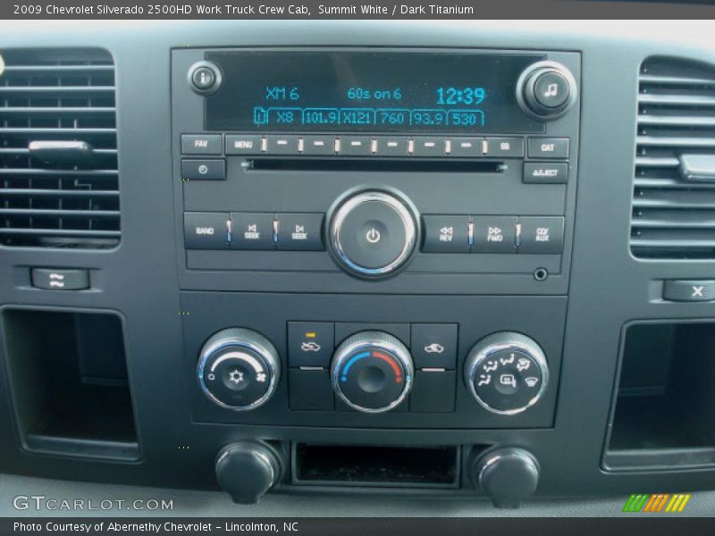 Summit White / Dark Titanium 2009 Chevrolet Silverado 2500HD Work Truck Crew Cab